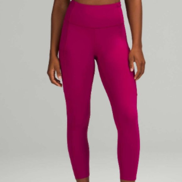Lululemon Fast and Free High-Rise Crop 23" - Picture 1 of 6